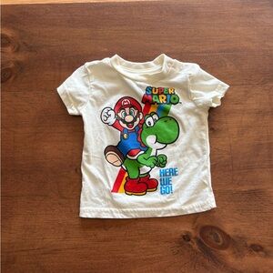 🩷6 for $20🩷 Nintendo Super Mario Baby Shirt - White